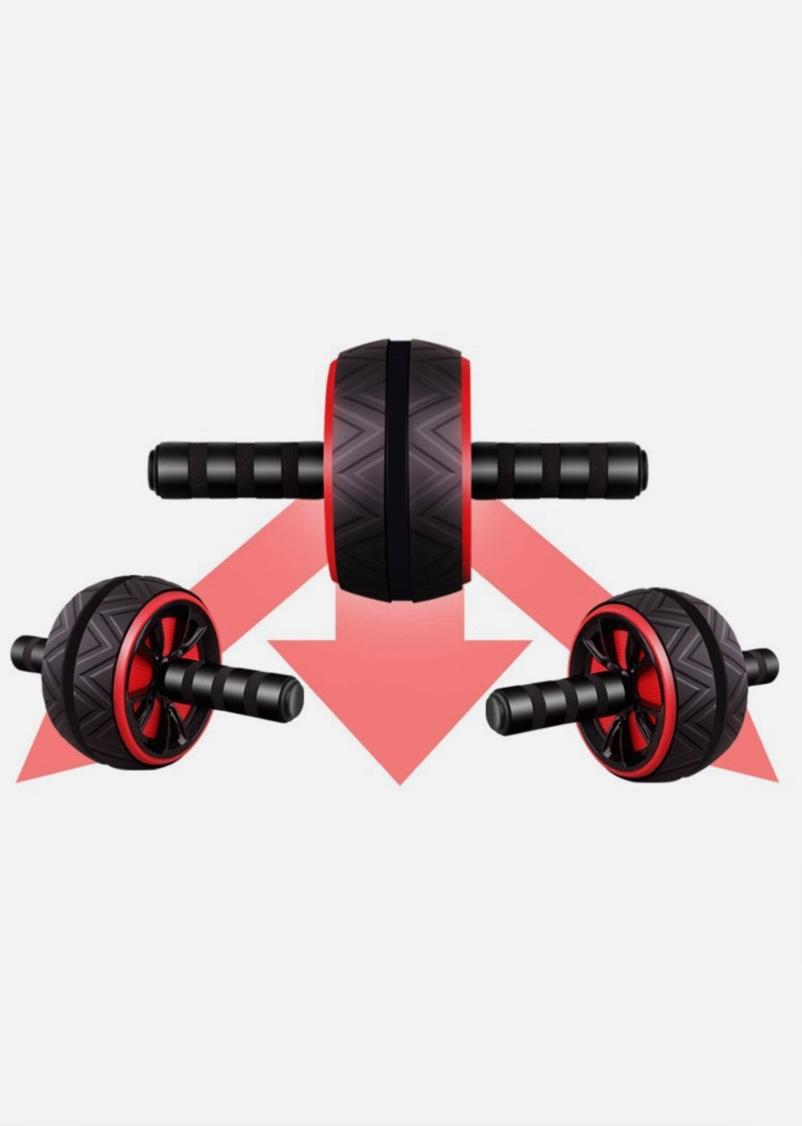 Pro Abs Roller Exercise Wheel – Abdominal Core Strength Trainer & Muscle Workout Cruncher for Home Fitness