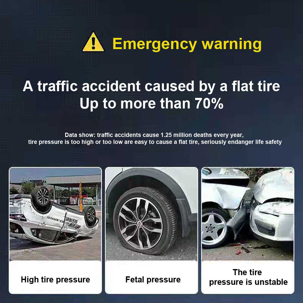 Cordless Digital Car Tyre Inflator – USB Rechargeable Portable Air Compressor with Pressure Gauge (UK Version)