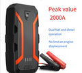 Portable Car Jump Starter – High Power Car Battery Booster with USB Charging & LED Emergency Light